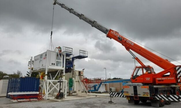 Geothermal energy site in Cornwall active again