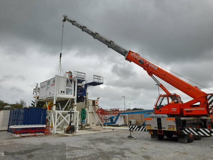 Geothermal energy site in Cornwall active again